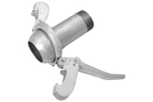 LEVER LOCK MALE BSPT 2 C/W CLOSURE RING