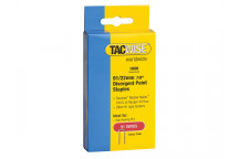 91 Narrow Crown Divergent Point Staples 22mm - Electric Tackers Pack 1000
