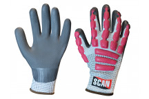 Scan Anti-Impact Latex Cut 5 Gloves - XL (Size 10)