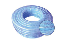 1/2\" Braided Reinforced PVC, Clear