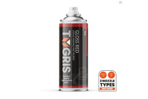 TYGRIS Gloss Red Acrylic Paint (RAL3000) 400mL Aerosol - P312