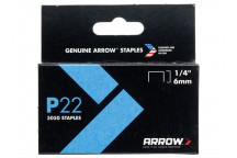 Arrow P22 Staples 6mm (1/4in) Box 5050