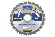IRWIN Weldtec Circular Saw Blade 165 x 30mm x 24T ATB