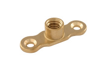 M10 FEMALE BACKPLATE BRASS