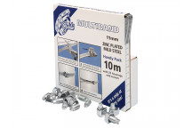 Jubilee Multiband Mild Steel Handy Pack 11mm (10m + 25 Housings/Screws)