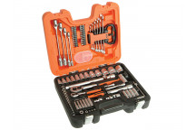 Bahco S910 Socket & Spanner Set of 92 Metric & AF 1/4 & 1/2in Drive