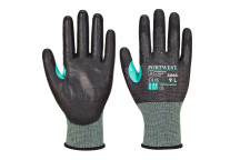 A660 CS Cut E18 PU Black Glove Large