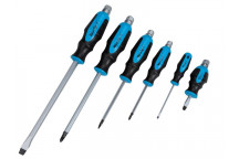 BlueSpot Tools Hex Bolster Screwdriver Set, 6 Piece SL/PH