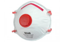 Scan Moulded Disposable Valved Masks FFP3 (Pack 2)