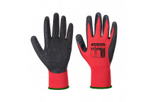 A174 Flex Grip Latex Glove Red/Black Large