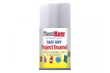 PlastiKote Fast Dry Enamel Aerosol Matt White 100ml