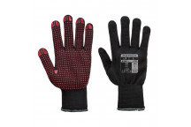 A110 Polka Dot Glove Black Medium