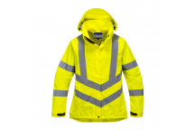 LW70 Ladies Hi-Vis Breathable Jacket Yellow Large