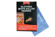 Rentokil Clothes Moth Papers (Pack 10)