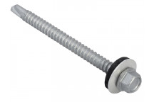 TechFast Hex Head Roofing Screw Self-Drill Light Section 5.5 x 70mm Pack 50