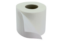 40 2 PLY WHITE TOILET ROLLS X 210 SHEETS