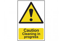 Scan Caution Cleaning In Progress - PVC 200 x 300mm