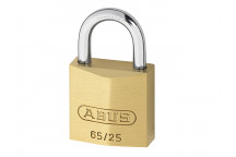 ABUS Mechanical 65/25mm Brass Padlock Keyed Alike 6253