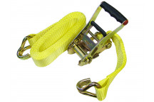 Faithfull Ratchet Tie-Down 5m x 50mm Trucker Breaking Strain 4000kg