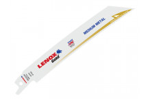 LENOX 618GR Gold Metal Cutting Reciprocating Saw Blades 150mm 18 TPI (Pack 5)