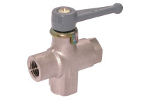 1/4\"BSPF x 6mm OD Ball Valve Ni Plated