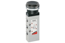 1/8 5/2 PUSH BUTTON BLACK