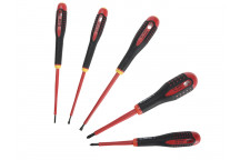 Bahco BE-9881S Insulated ERGO Screwdriver Set, 5 Piece SL/PH