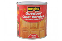 Rustins Exterior Varnish Clear Gloss 500ml