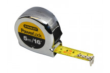 Stanley Tools PowerLock Classic Pocket Tape 5m/16ft (Width 19mm)