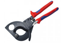 Knipex Cable Shears Ratchet Action Multi-Component Grip 280mm (11in)