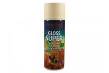 PlastiKote Gloss Super Spray Antique White 400ml