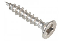 ForgeFix Multi-Purpose Pozi Compatible Screw CSK ST S/Steel 3.5 x 20mm Box 200