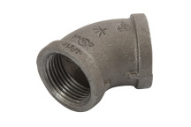 (BS FIG155) FXF BSPT 45? ELBOW 1.1/2 BLK