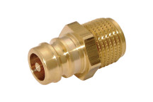 1/4\" BSPT Male Valved Shut-off Plug