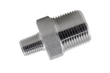 1/4 X 1/8 BSPT M/M RED NIPPLE 3K 316L