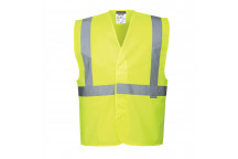 C472 Hi-Vis One Band & Brace Vest Yellow LXL