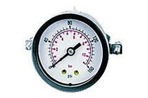 1/8\" BSPT Panel Mounted Dry Gauge 50mm Diameter
