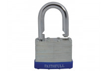 Faithfull Laminated Steel Padlock 50mm 3 Keys