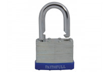 Faithfull Laminated Steel Padlock 50mm 3 Keys