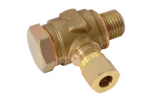1/2\" BSPP Male x 12mm OD Single Banjo Coupling with Steel Bolt