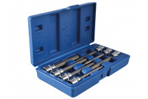 BlueSpot Tools Extra Long 3/8in Square Drive Hex Bit Sockets 7Piece