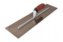 Marshalltown MXS205GD Golden Stainless Steel Finishing Trowel DuraSoft 20 x 5in