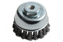 Lessmann Knot Cup Brush 65mm M10x1.25, 0.50 Steel Wire