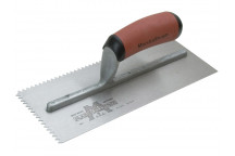 Marshalltown M701SD V 3/16in Notched Trowel DuraSoft Handle 11 x 4.1/2in