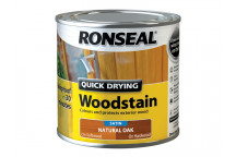Ronseal Quick Drying Woodstain Satin Natural Oak 250ml