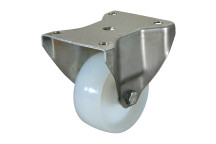 80MM FIXED CASTOR PLATE FTG NYL