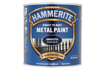 Hammerite Direct to Rust Smooth Finish Metal Paint Dark Blue 2.5 Litre