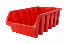 Faithfull Interlocking Storage Bin Size 5 Red 333 x 500 x 187mm