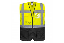 C476 Warsaw Executive Vest Yellow/Black Large