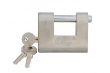Faithfull Brass Shutter Padlock 80mm